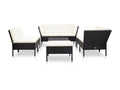 Black Woven Resin Wicker Outdoor Furniture Set - dlz1766456763316
