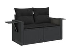 Black Woven Resin Wicker Outdoor Furniture Set - dlz1766456774871