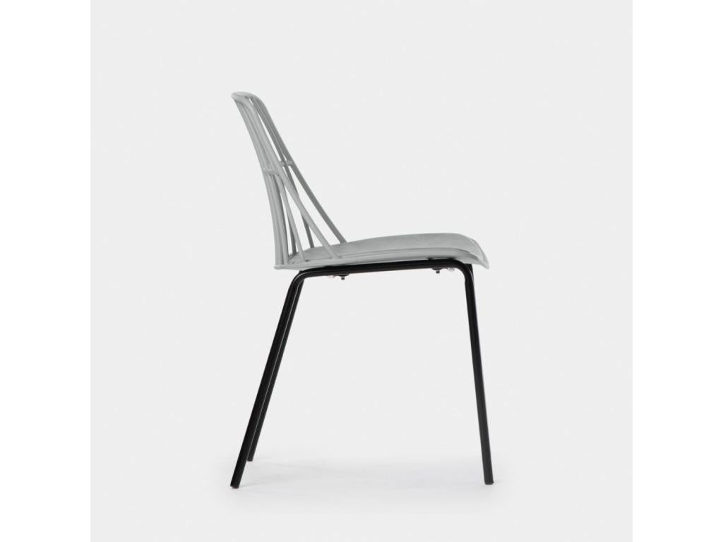 Gray Chair, 45 x 82 cm