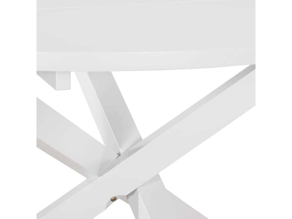 White Table, 120 x 120 x 75 cm