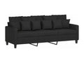Black Fabric Sofa