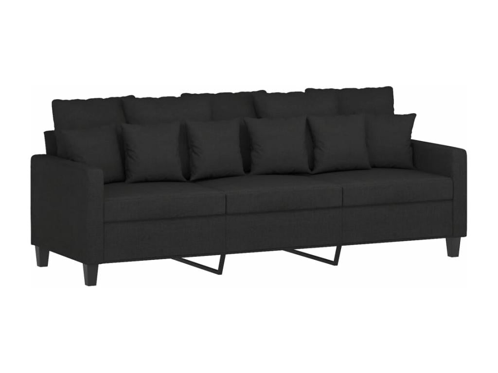 Black Fabric Sofa