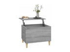 Gray Engineered Wood Coffee Table, 60 x 44.5 x 45 cm
