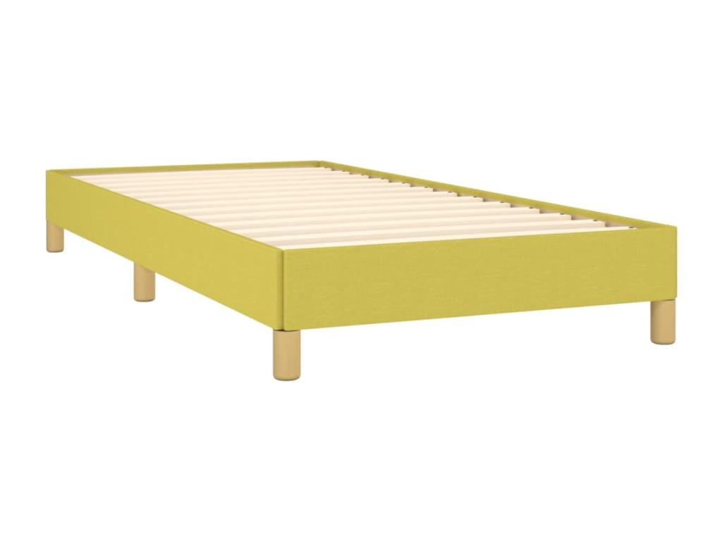 Green Fabric Bed Frame, 80 x 200 cm